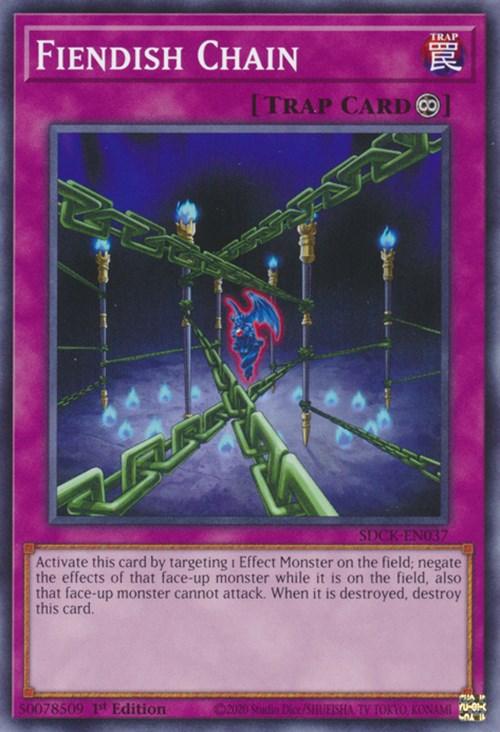 Fiendish Chain [SDCK-EN037] Common - POKÉ JEUX