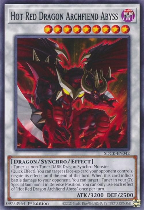 Hot Red Dragon Archfiend Abyss [SDCK-EN042] Common - POKÉ JEUX