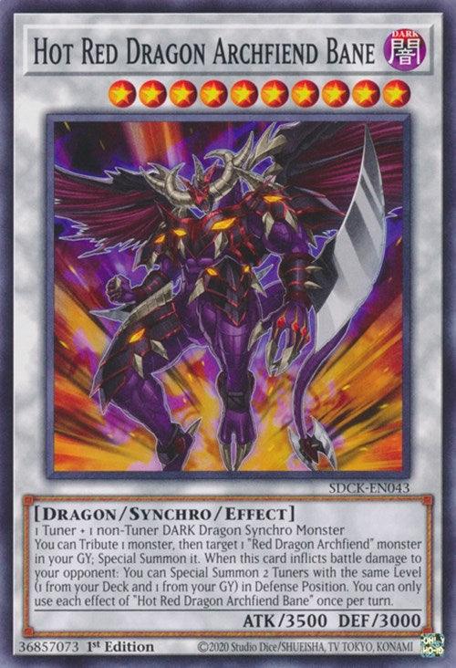 Hot Red Dragon Archfiend Bane [SDCK-EN043] Common - POKÉ JEUX