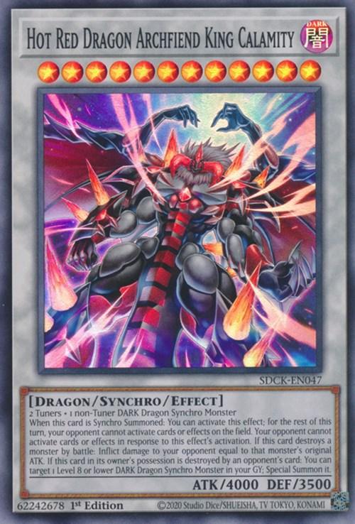Hot Red Dragon Archfiend King Calamity [SDCK-EN047] Super Rare - POKÉ JEUX