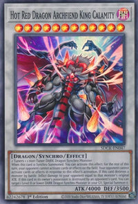 Hot Red Dragon Archfiend King Calamity [SDCK-EN047] Super Rare - POKÉ JEUX