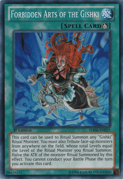Forbidden Arts of the Gishki [HA06-EN027] Super Rare - POKÉ JEUX