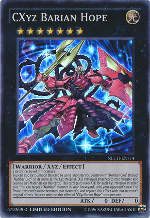 CXyz Barian Hope (SE) [NECH-ENS14] Super Rare - POKÉ JEUX