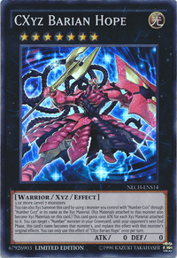 CXyz Barian Hope (SE) [NECH-ENS14] Super Rare - POKÉ JEUX