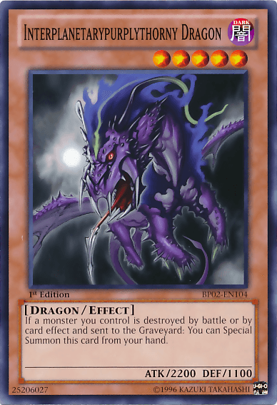 Interplanetarypurplythorny Dragon [BP02-EN104] Common - POKÉ JEUX