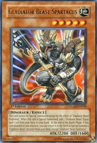 Gladiator Beast Spartacus [GLAS-EN018] Rare - POKÉ JEUX