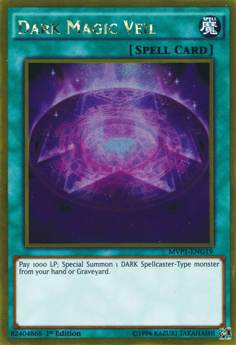 Dark Magic Veil [MVP1-ENG19] Gold Rare - POKÉ JEUX