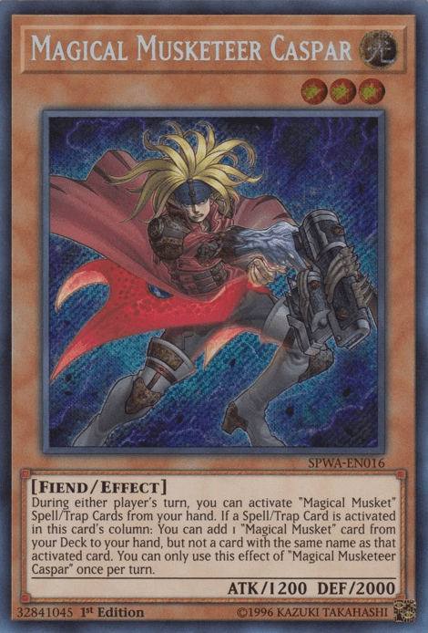 Magical Musketeer Caspar [SPWA-EN016] Secret Rare - POKÉ JEUX