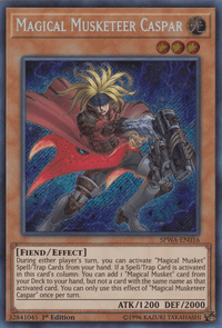 Magical Musketeer Caspar [SPWA-EN016] Secret Rare - POKÉ JEUX
