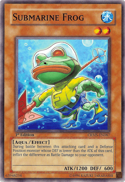 Submarine Frog [CRMS-EN087] Common - POKÉ JEUX