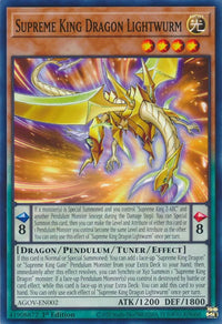 Supreme King Dragon Lightwurm [AGOV-EN002] Common - POKÉ JEUX