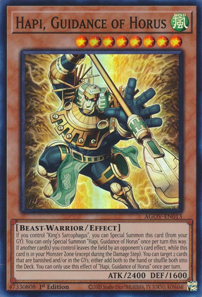 Hapi, Guidance of Horus [AGOV-EN013] Super Rare - POKÉ JEUX