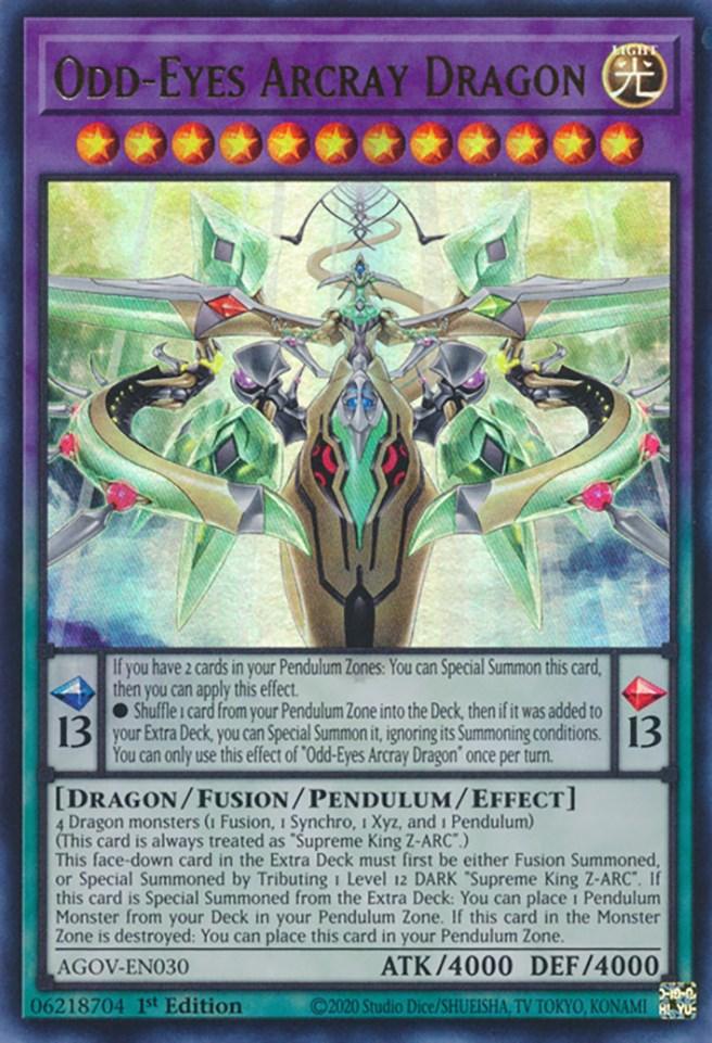 Odd-Eyes Arcray Dragon [AGOV-EN030] Ultra Rare - POKÉ JEUX
