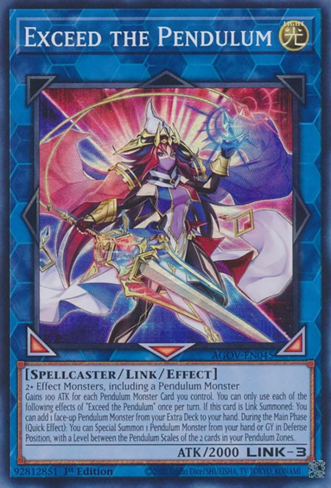 Exceed the Pendulum [AGOV-EN045] Super Rare - POKÉ JEUX