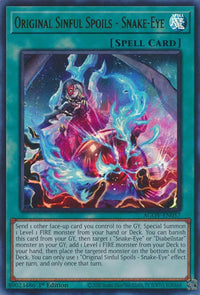 Original Sinful Spoils - Snake-Eye [AGOV-EN057] Ultra Rare - POKÉ JEUX