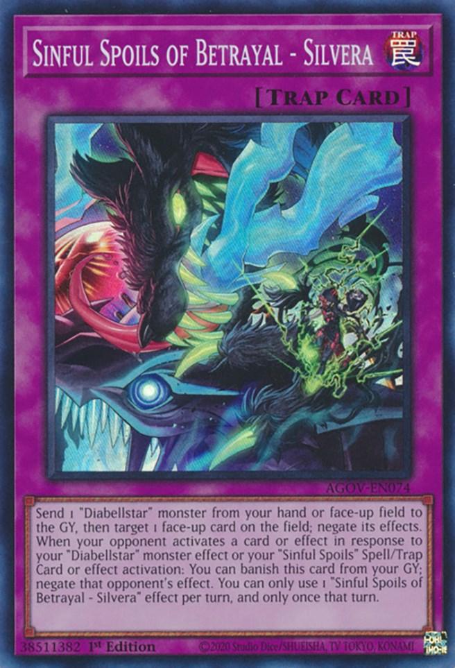Sinful Spoils of Betrayal - Silvera [AGOV-EN074] Super Rare - POKÉ JEUX
