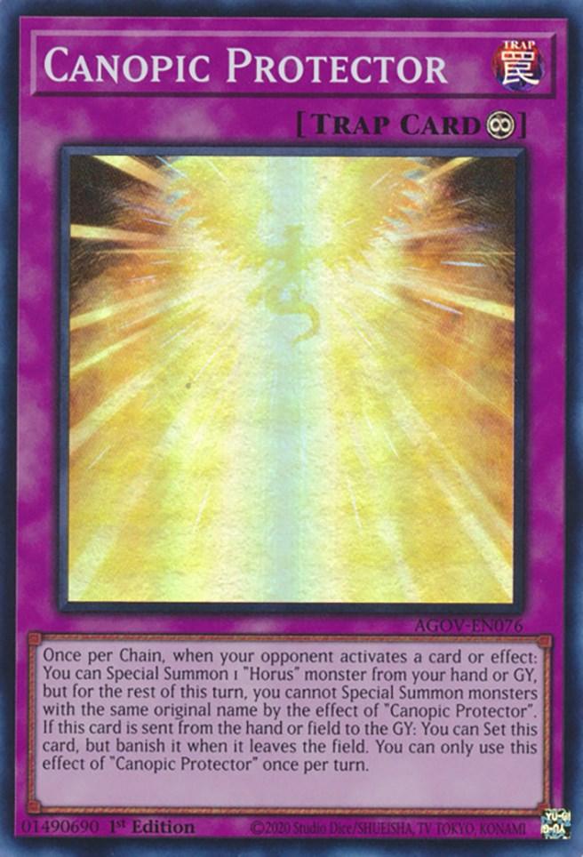 Canopic Protector [AGOV-EN076] Super Rare - POKÉ JEUX