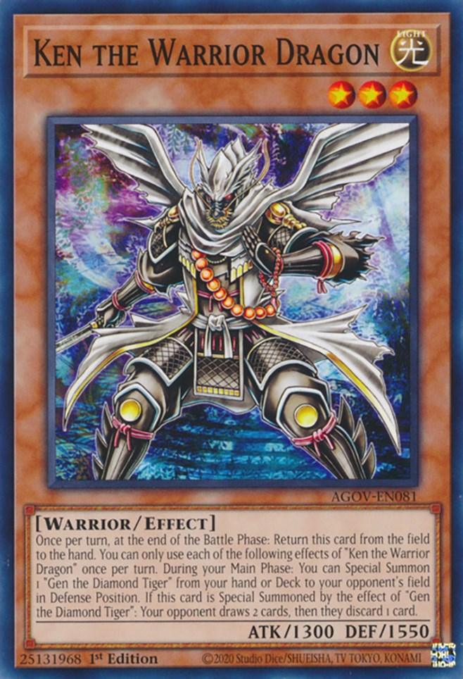 Ken the Warrior Dragon [AGOV-EN081] Common - POKÉ JEUX