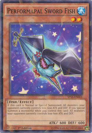 Performapal Sword Fish [SP15-EN014] Shatterfoil Rare - POKÉ JEUX