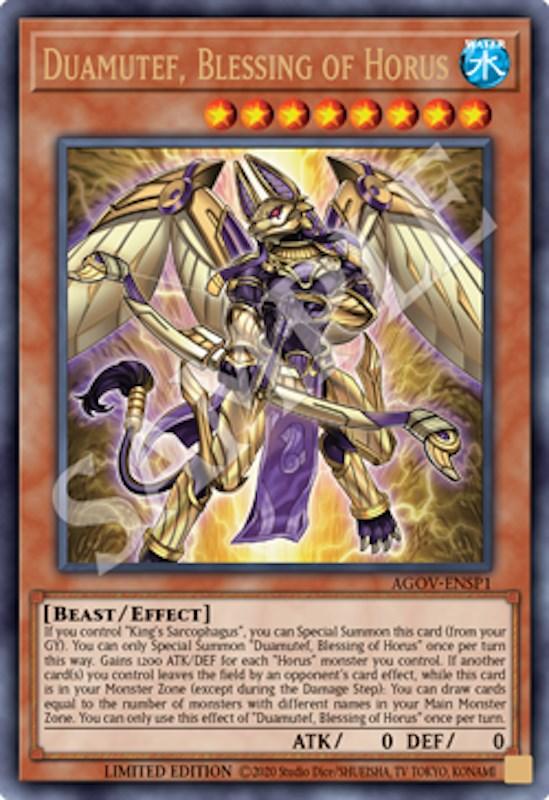 Duamutef, Blessing of Horus (AGOV-ENSP1) [AGOV-ENSP1] Ultra Rare - POKÉ JEUX