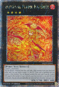 Infernal Flame Banshee (Quarter Century Secret Rare) [AGOV-EN043] Quarter Century Secret Rare - POKÉ JEUX