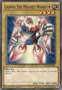 Gamma The Magnet Warrior [YGLD-ENB13] Common - POKÉ JEUX