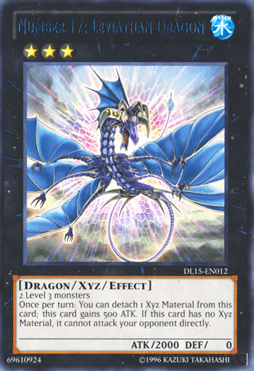 Number 17: Leviathan Dragon (Blue) [DL15-EN012] Rare - POKÉ JEUX