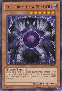 Caius the Shadow Monarch (Red) [DL15-EN006] Rare - POKÉ JEUX