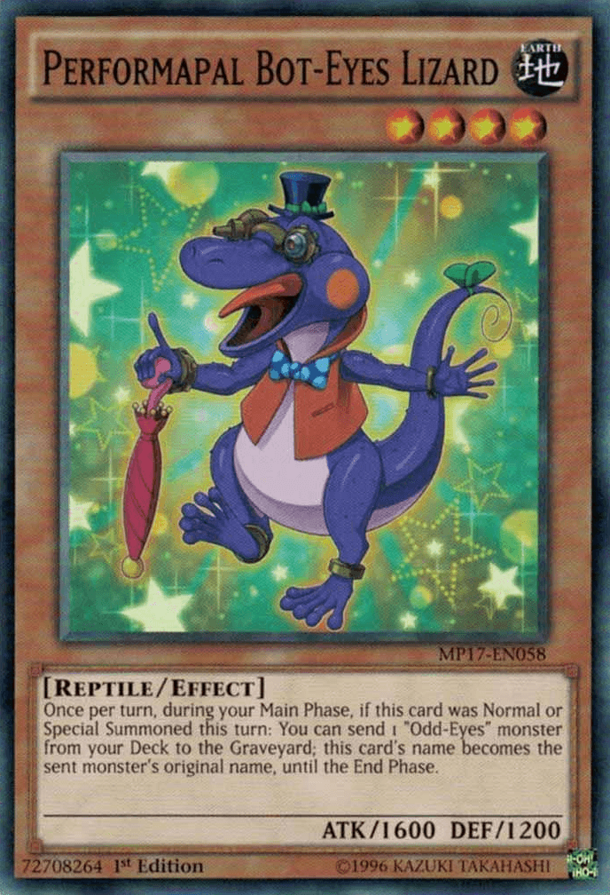 Performapal Bot-Eyes Lizard [MP17-EN058] Common - POKÉ JEUX
