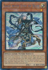 Sauge aux yeux bleus (argent) [BLC1-EN014] Ultra Rare 