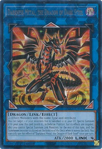Darkness Metal, le Dragon de Dark Steel (Argent) [BLC1-EN044] Ultra Rare 