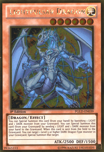 Lightpulsar Dragon [PGLD-EN039] Gold Rare - POKÉ JEUX