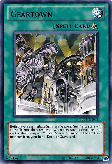 Geartown [TU07-EN011] Rare - POKÉ JEUX