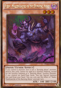 Rubic, Malebranche of the Burning Abyss [PGL3-EN046] Gold Rare - POKÉ JEUX