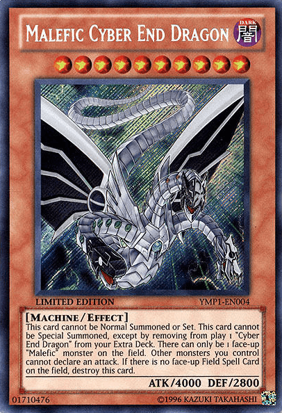 Malefic Cyber End Dragon [YMP1-EN004] Secret Rare - POKÉ JEUX