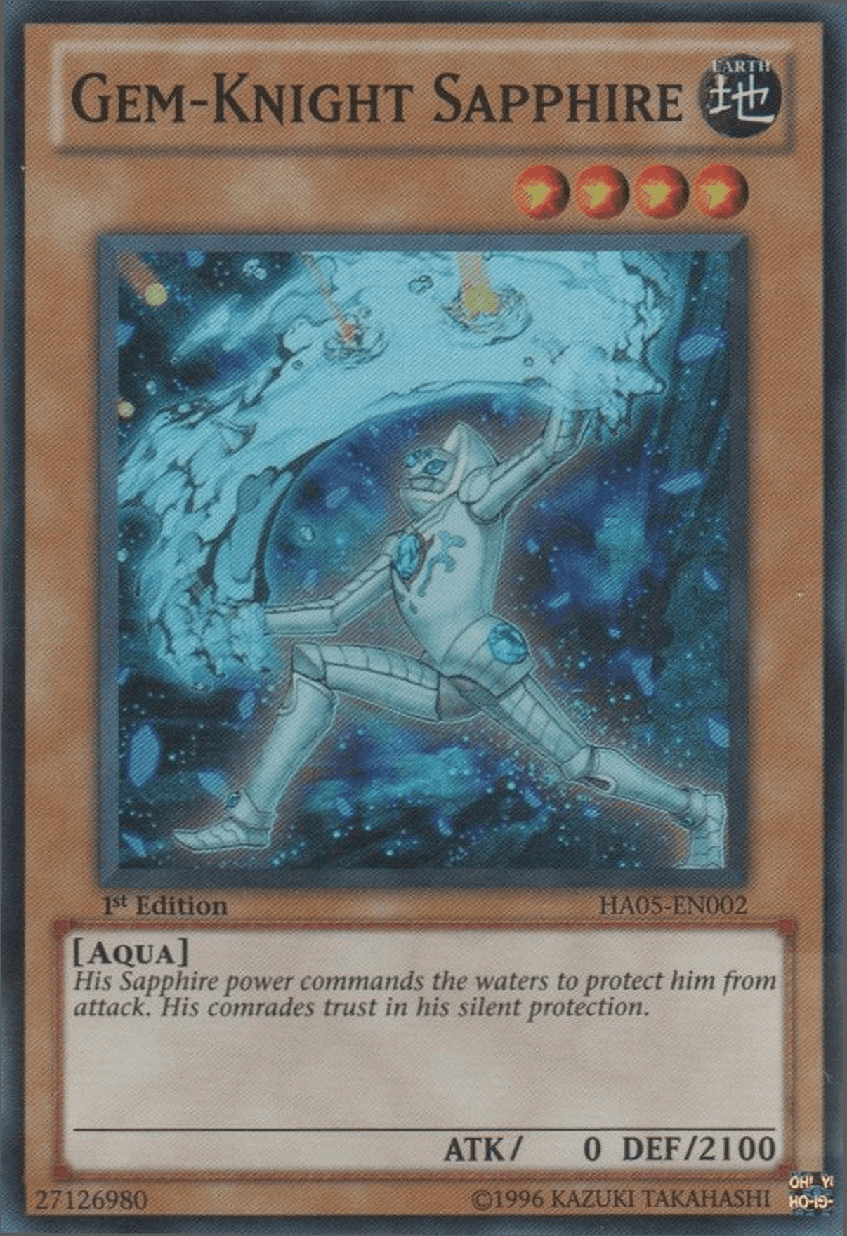 Gem-Knight Sapphire [HA05-EN002] Super Rare - POKÉ JEUX