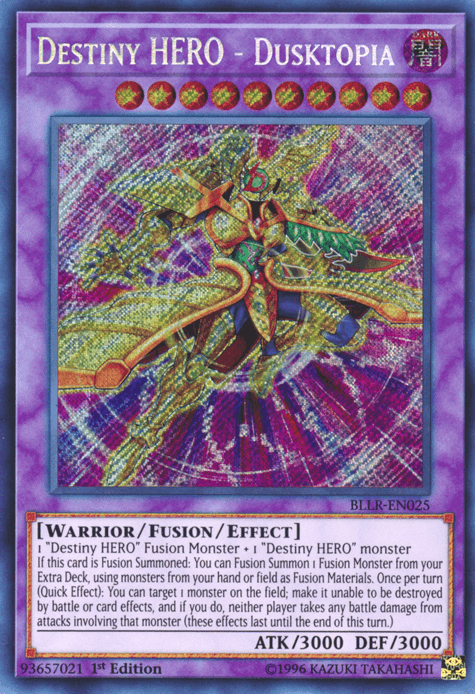 Destiny Hero - Dusktopia [BLLR-EN025] Secret Rare - POKÉ JEUX