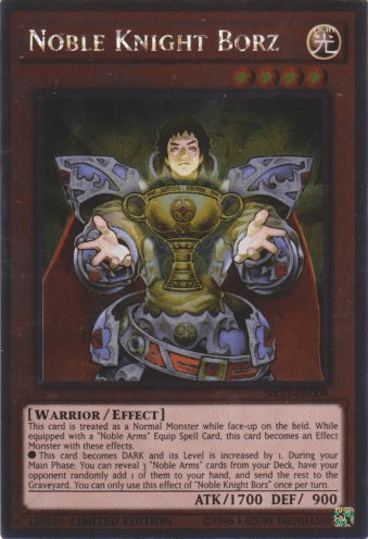 Noble Knight Borz [NKRT-EN009] Platinum Rare - POKÉ JEUX