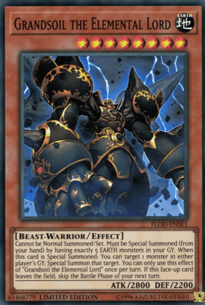 Grandsoil the Elemental Lord [FLOD-ENSE1] Super Rare - POKÉ JEUX