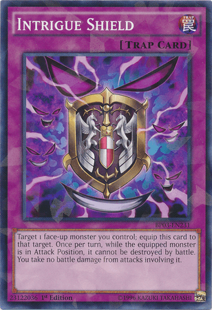 Intrigue Shield [BP03-EN231] Shatterfoil Rare - POKÉ JEUX