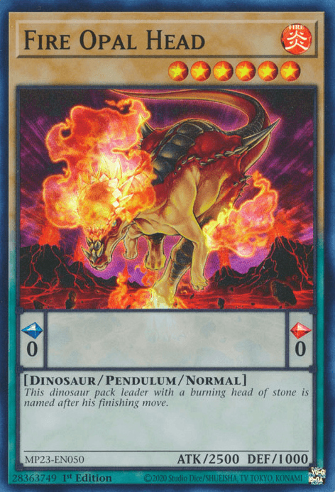 Fire Opal Head [MP23-EN050] Super Rare - POKÉ JEUX