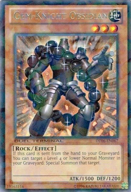 Gem-Knight Obsidian [DT06-EN067] Rare - POKÉ JEUX