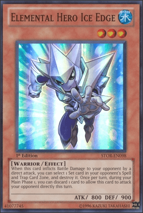 Elemental Hero Ice Edge [STOR-EN098] Super Rare - POKÉ JEUX