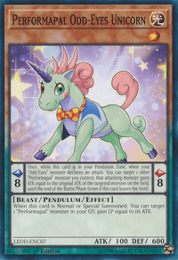 Performapal Odd-Eyes Unicorn [LEDD-ENC07] Common - POKÉ JEUX