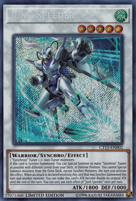 Junk Speeder [CT15-EN002] Secret Rare - POKÉ JEUX