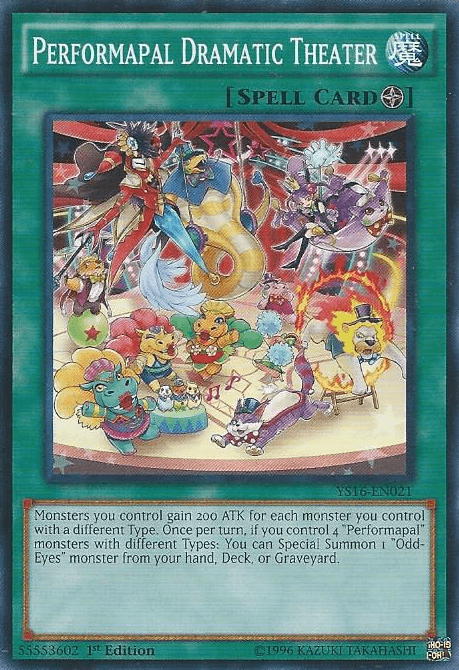 Performapal Dramatic Theater [YS16-EN021] Common - POKÉ JEUX