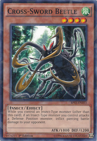 Cross-Sword Beetle [BP03-EN053] Shatterfoil Rare - POKÉ JEUX