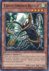 Cross-Sword Beetle [BP03-EN053] Shatterfoil Rare - POKÉ JEUX