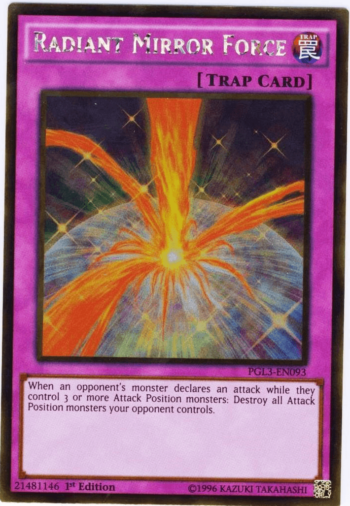 Radiant Mirror Force [PGL3-EN093] Gold Rare - POKÉ JEUX