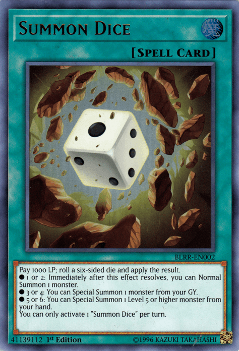 Summon Dice [BLRR-EN002] Ultra Rare - POKÉ JEUX